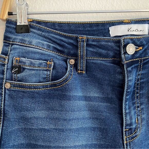 Kancan High Waist Dark Wash Skinny Denim Pants Jeans Size 27 - Picture 7 of 11